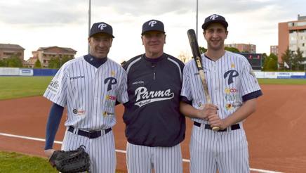 Baseball Italian League Parma ride con tre